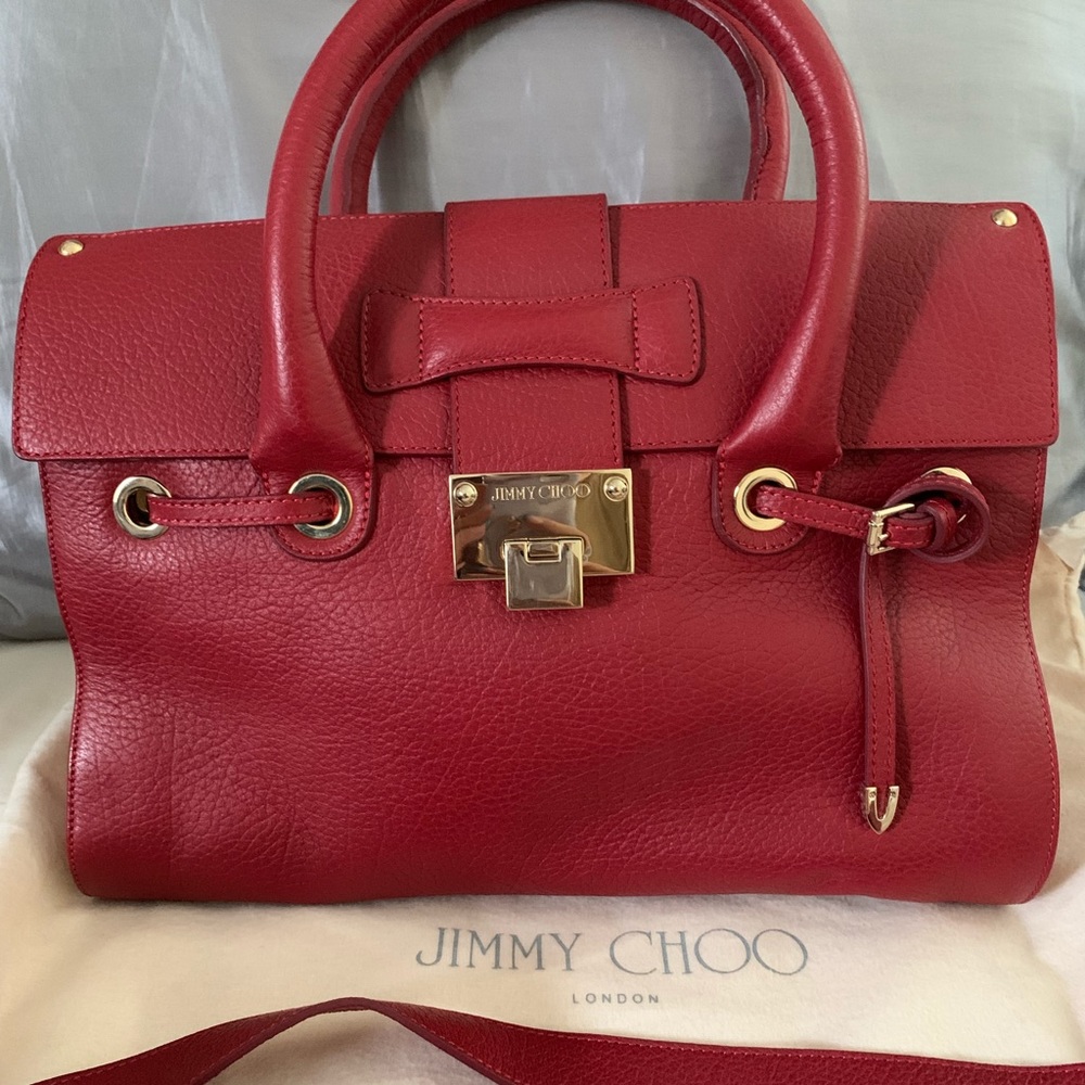 Large jimmy choo Rosalie satchel
